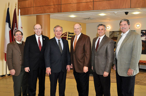 left to right: Tom Duffy, John Barton, John Sharp, Dennis Christiansen, Gregg Mitchell and David Cain.