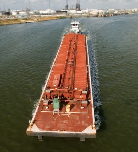 Barge in the Gulf Intracoastal Waterway