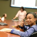 Oakwood Intermediate School students visit TTI.