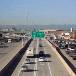 This is a picture of I-25 Express Lanes in Denver, Colorado