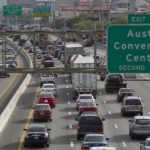 This is a photo of traffic congestion on interstate 35 in Austin.