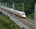 High speed rail train in Taiwan