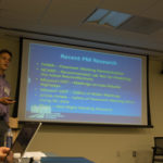 TTI Senior Research Engineer Paul Carlson presenting at a visibility workshop.