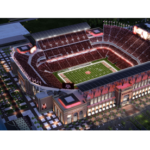 Aerial graphic of proposed Kyle Field expansion when complete.
