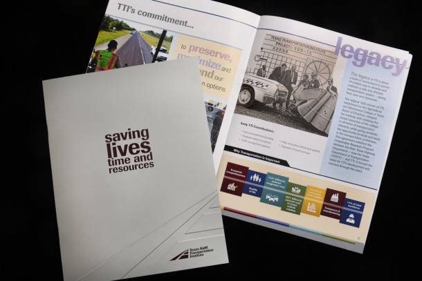 TTI overview publication cover and inside spread.