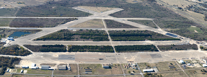 aerial view of TTI's 2000 acre Proving Ground