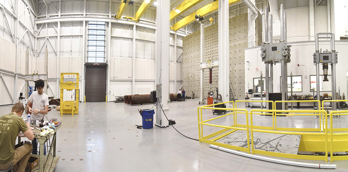 The Structural and Materials Testing Laboratory at the RELLIS Campus.