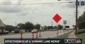 Effectiveness of a dynamic lane change | KAGS | screen capture from news story