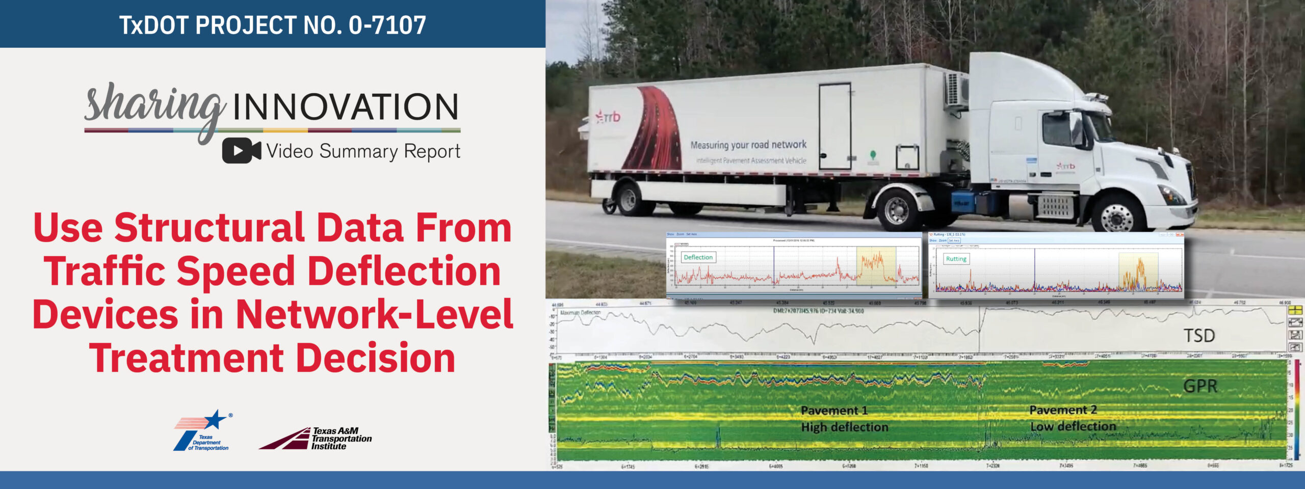 TxDOT Project No. 0-7107: Use Structural Data from Traffic Speed Deflection Devices in Network-Level Treatment Decision.