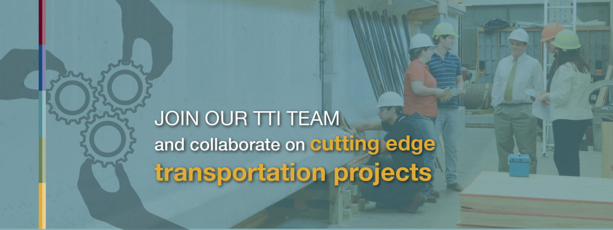 Join our team and collaborate on cutting edge transportation projects