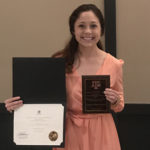 Madison Metsker-Galarza awarded the David L. Pugh Outstanding Master of Urban Planning Student Award.