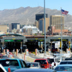 Texas/Mexico border crossing in El Paso. in