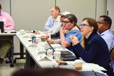 Attendees during the 16th meeting of FHWA's Sustainable Pavements Working Group.