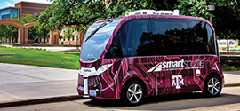 Self-driving Smart Shuttle bus.