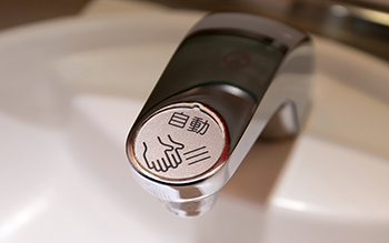 Example of a smart water faucet.
