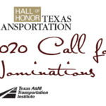 Texas Transportation Hall of Honor: 2020 Call for Nominations