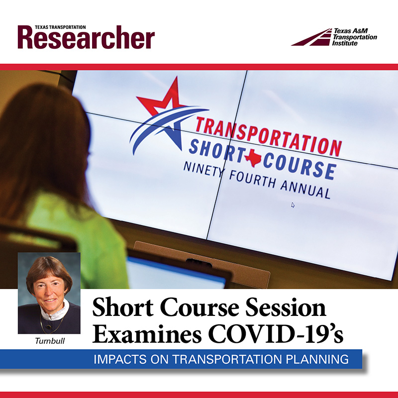 Short Course Session Examines COVID19’s Impacts on Transportation