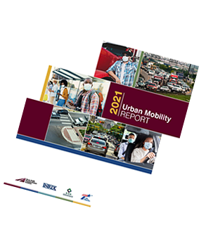 2021 Urban Mobility Report cover.
