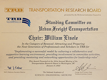 Certificate of the the 2022 Blue Ribbon Committee Award in Renewal.