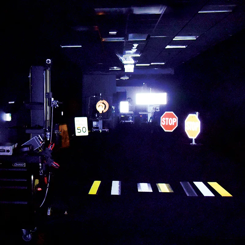Seeing the Road — TTI’s Visibility Research Laboratory Built for Visibility Testing.