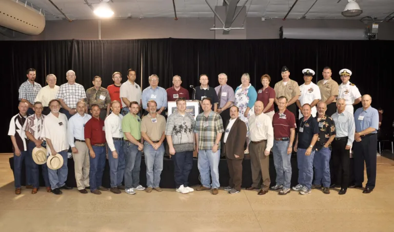 Armed forces veterans of the Texas Transportation Institute.
