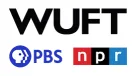 WUFT logo with PBS and NPR logos beneath it.
