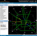 screenshot of the Houston TranStar website