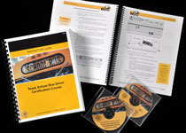 materials used in the Texas School Bus Driver Certification Course