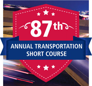 87th Annual Transportation Short Course (logo)